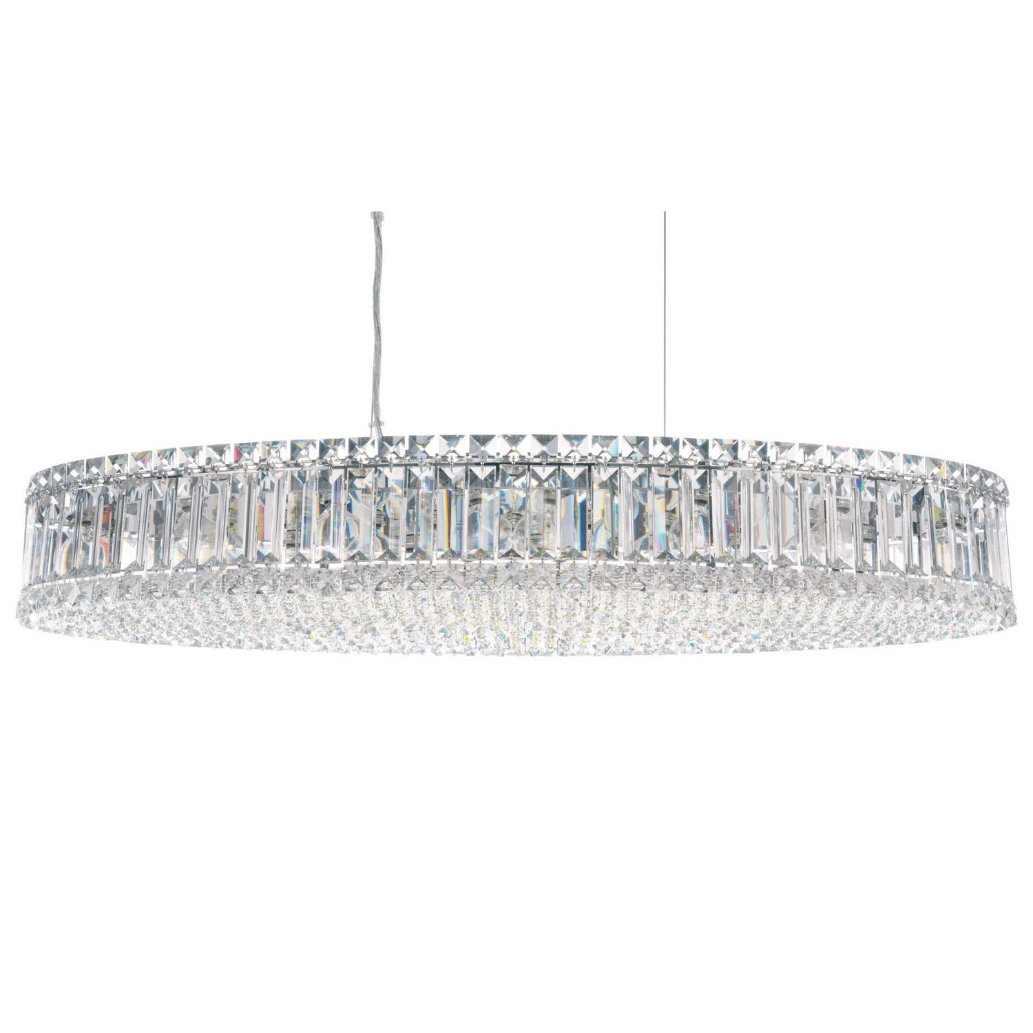 Schonbek - 6678O - 16 Light Linear Pendant - Plaza - Polished Stainless Steel