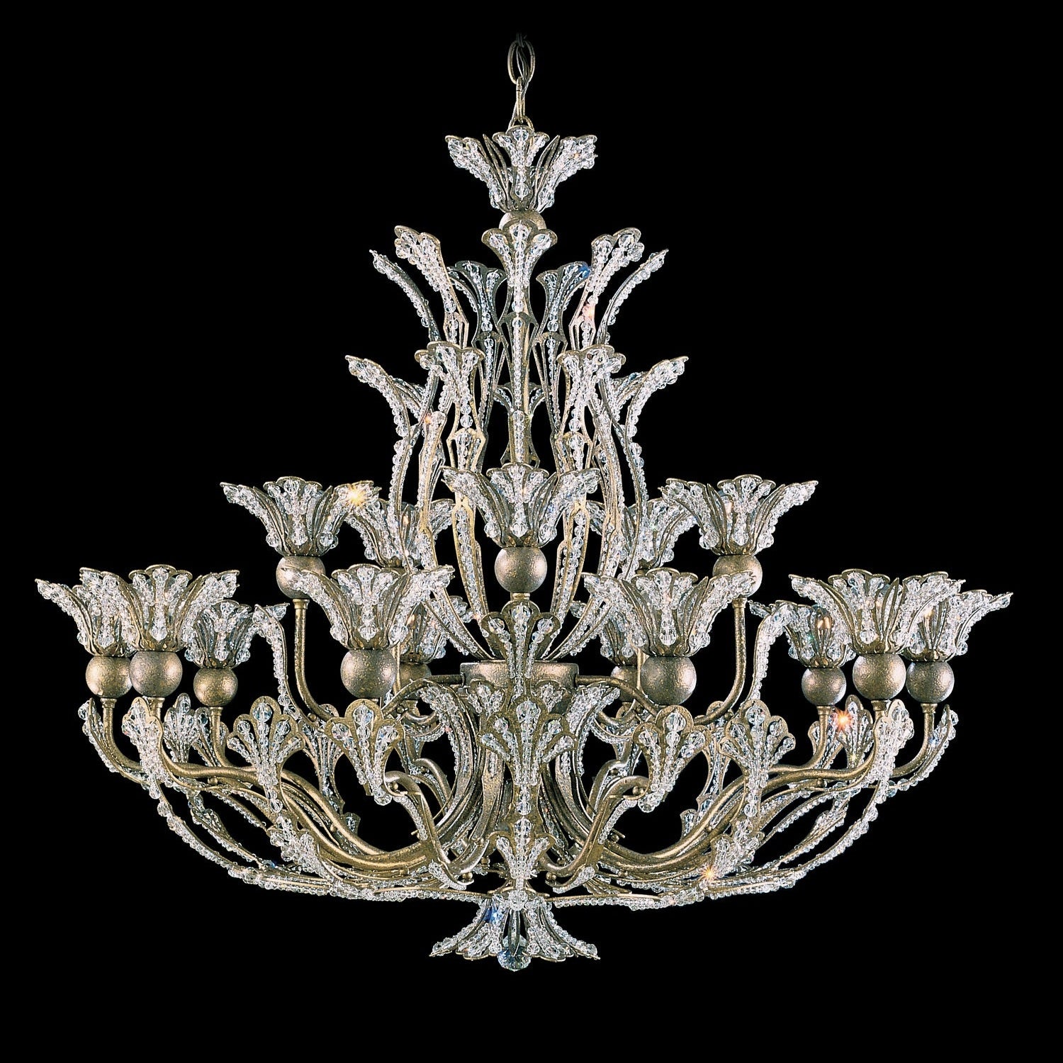 Schonbek - 7864-51R - 16 Light Chandelier - Rivendell - Black