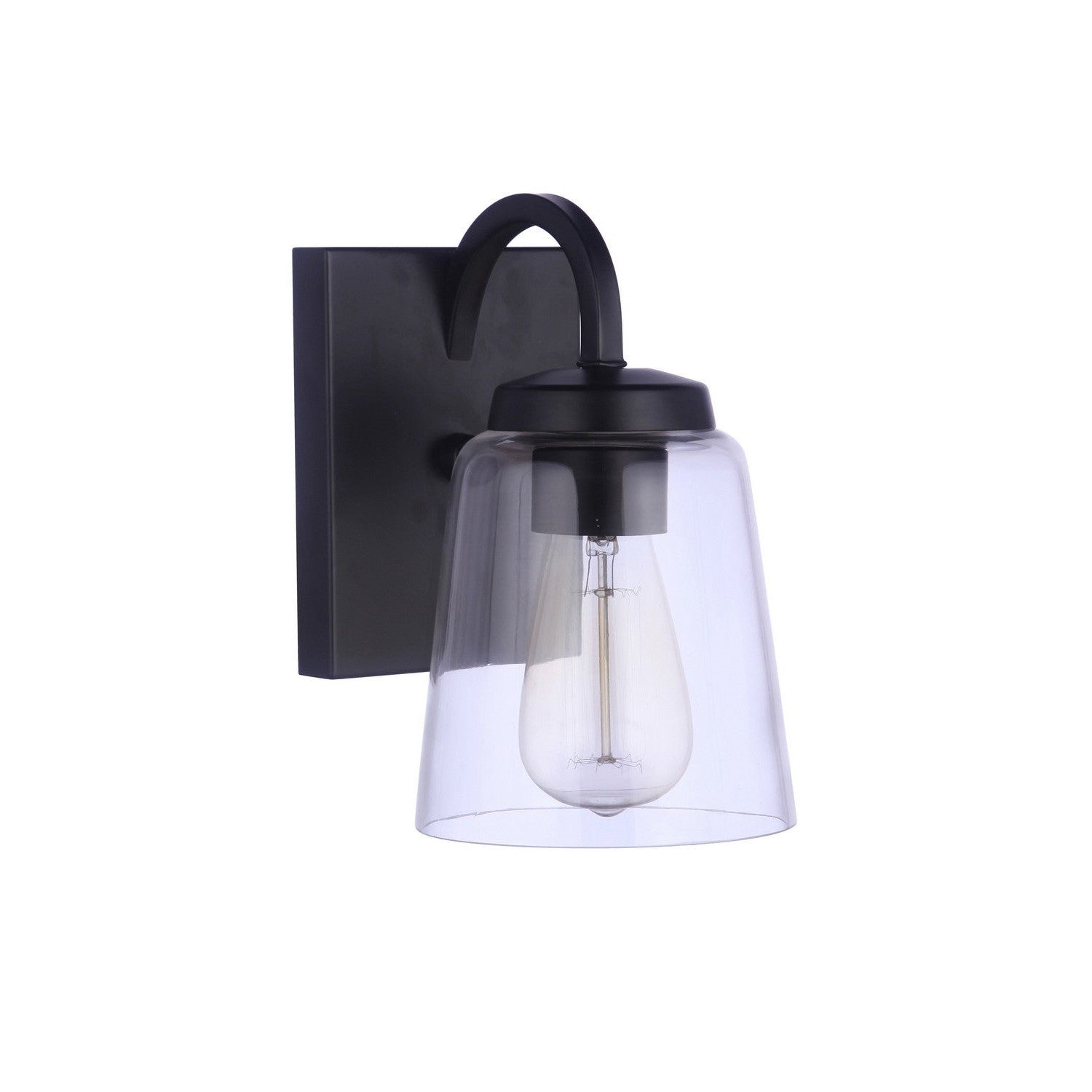 Craftmade - 16306FB1 - One Light Wall Sconce - Elsa - Flat Black