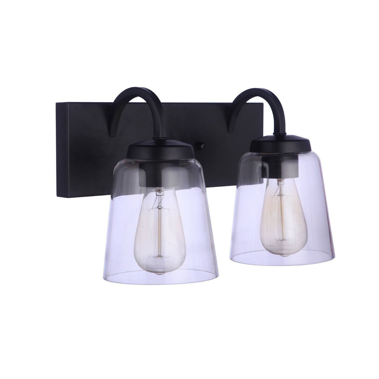 Craftmade - 16314FB2 - Two Light Vanity - Elsa - Flat Black