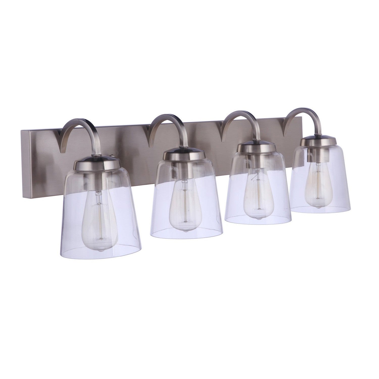 Craftmade - 16331BNK4 - Four Light Vanity - Elsa - Brushed Polished Nickel