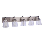 Craftmade - 16340BNK5 - Five Light Vanity - Elsa - Brushed Polished Nickel