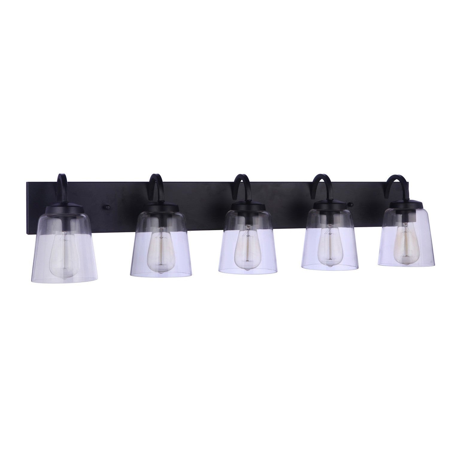 Craftmade - 16340FB5 - Five Light Vanity - Elsa - Flat Black