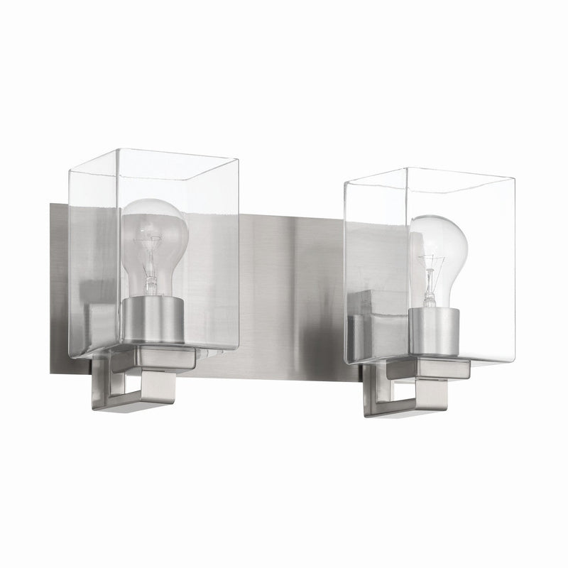 Craftmade - 18514BNK2 - Two Light Vanity - McClane - Brushed Polished Nickel