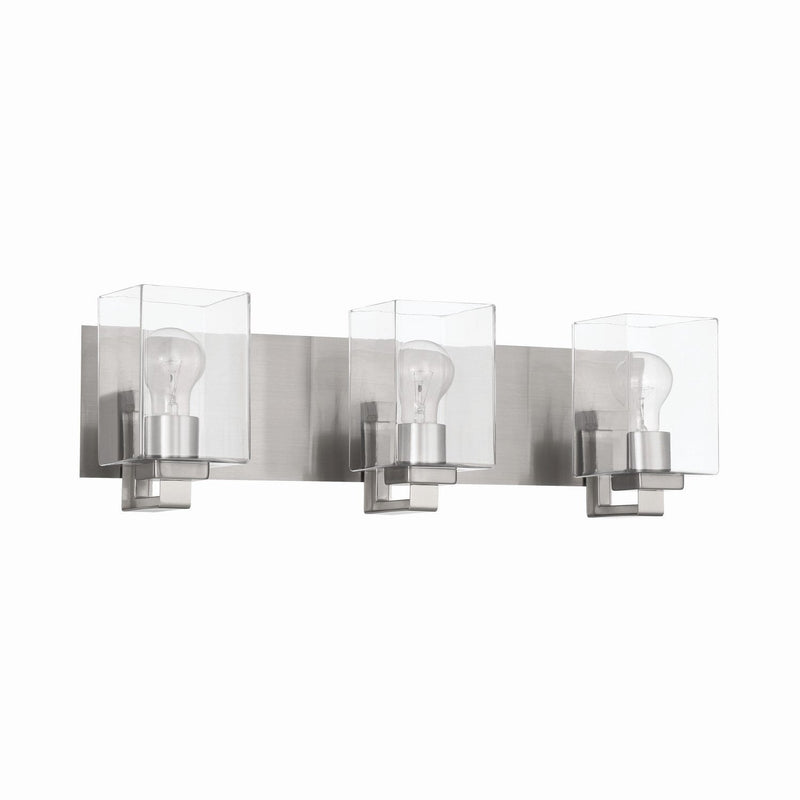 Craftmade - 18524BNK3 - Three Light Vanity - McClane - Brushed Polished Nickel