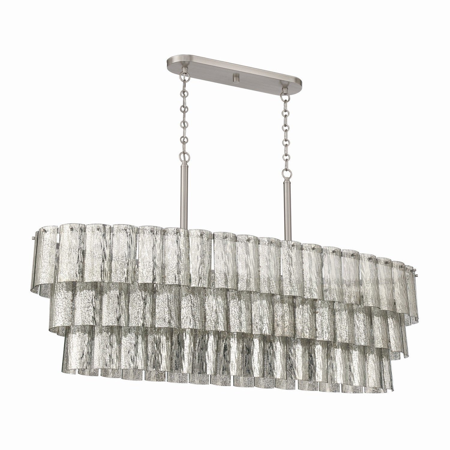 Craftmade - 48677-BNK - Seven Light Island Pendant - Museo - Brushed Polished Nickel