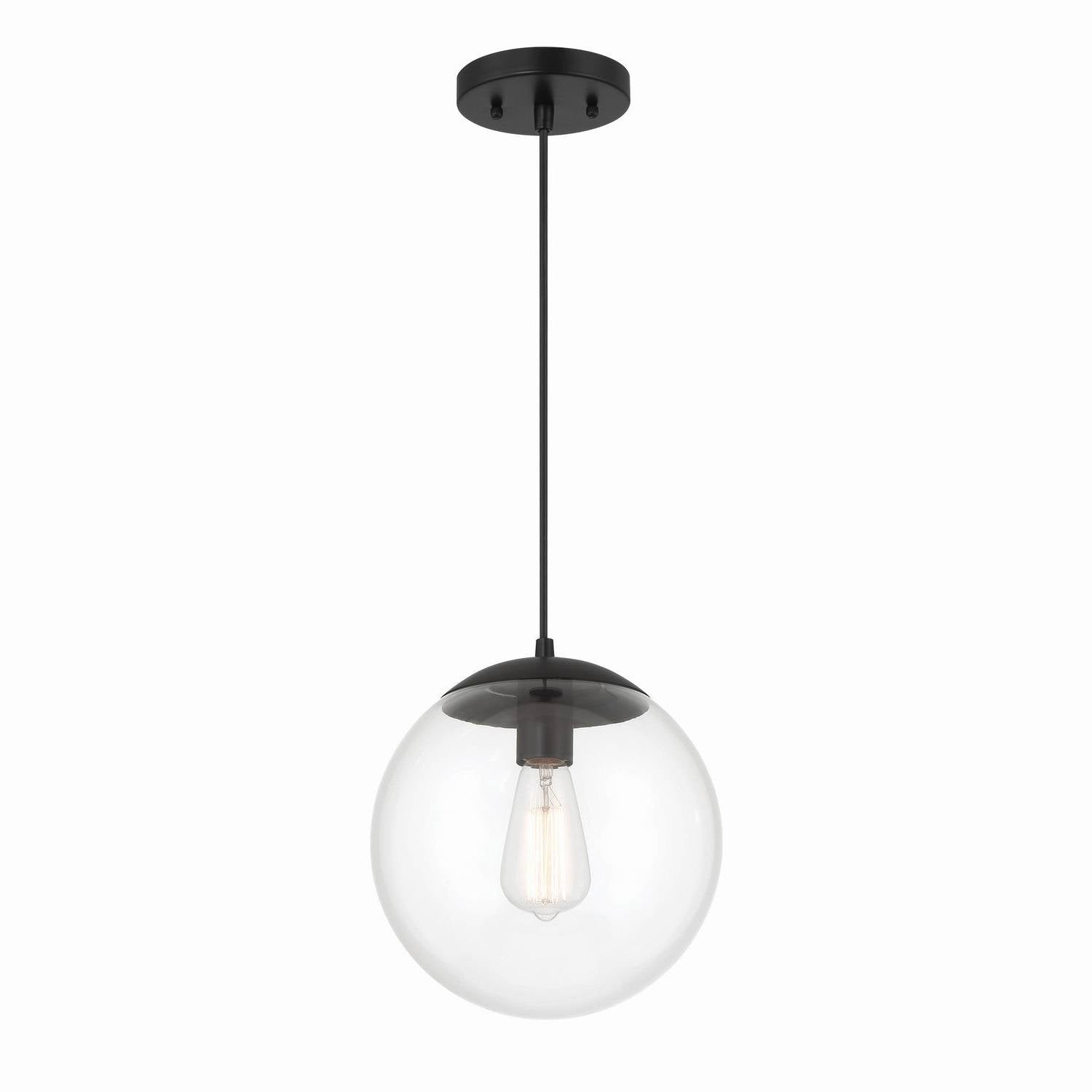 Craftmade - 56891-FB - One Light Pendant - Gaze - Flat Black