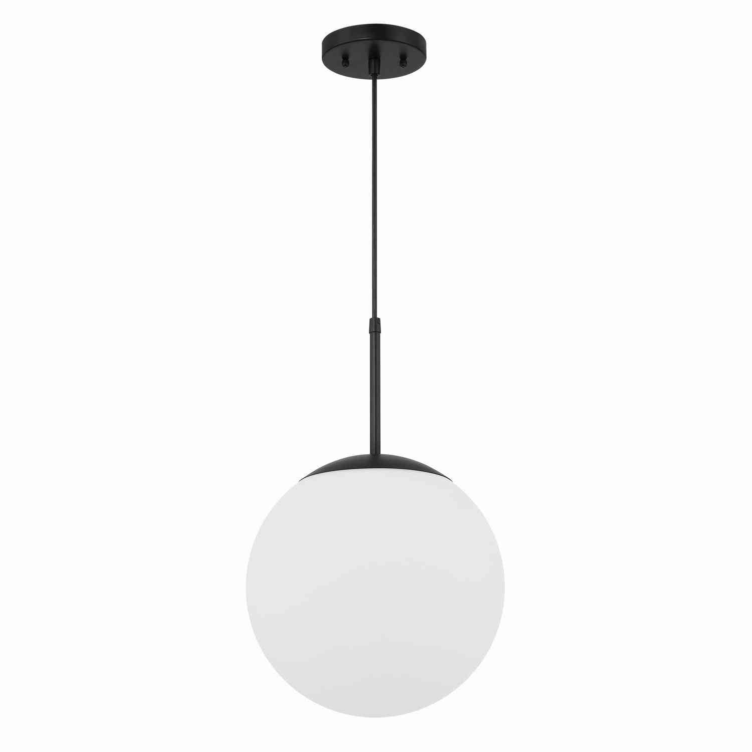 Craftmade - 56892-FB-WG - One Light Pendant - Gaze - Flat Black