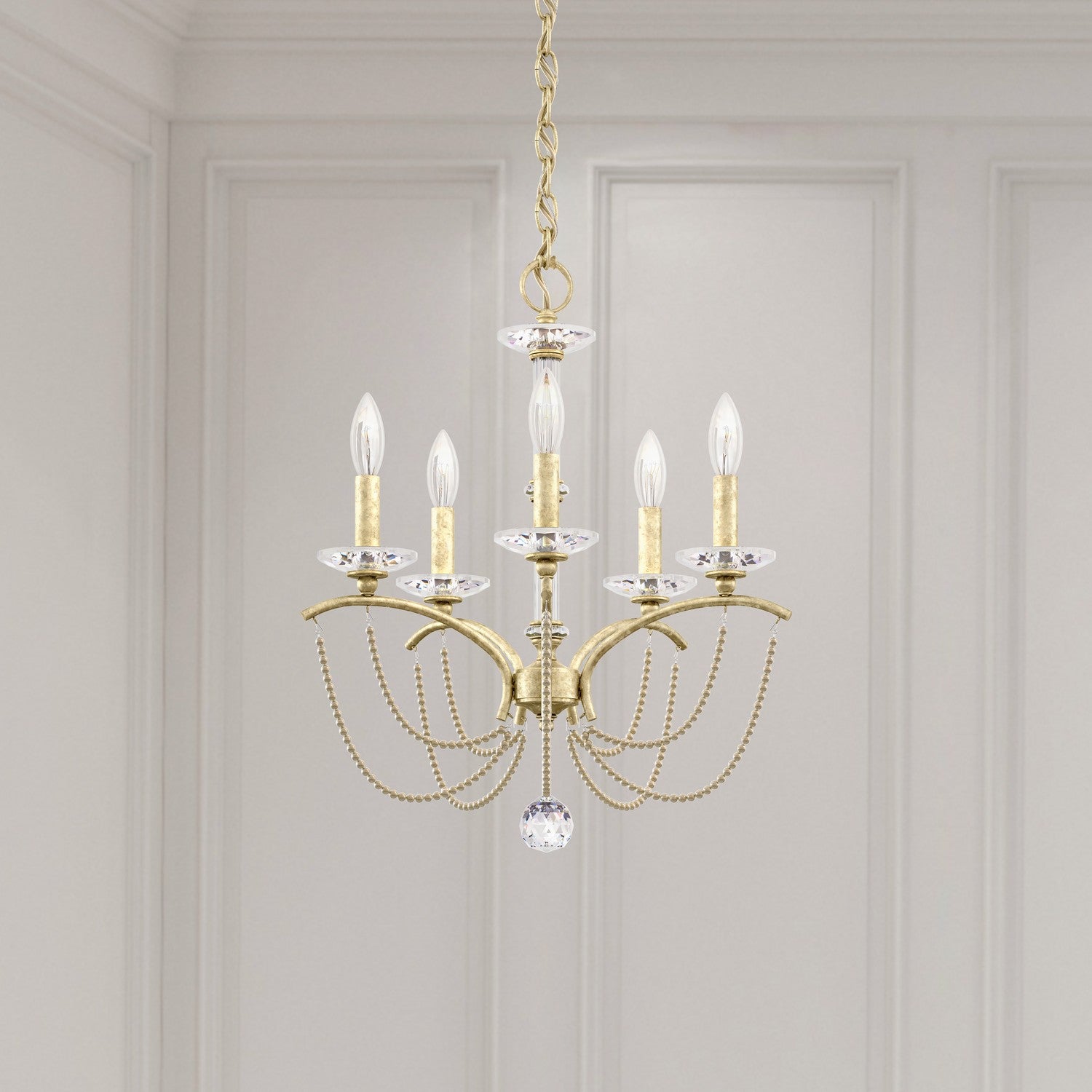 Schonbek - BC7105N-22PWT - Five Light Chandelier - Priscilla - Heirloom Gold