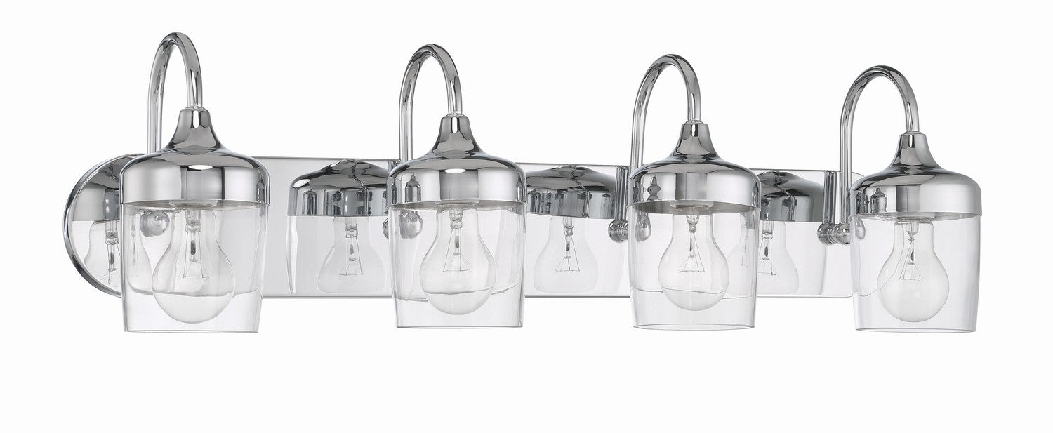 Craftmade - 58104-CH - Four Light Vanity - Wrenn - Chrome