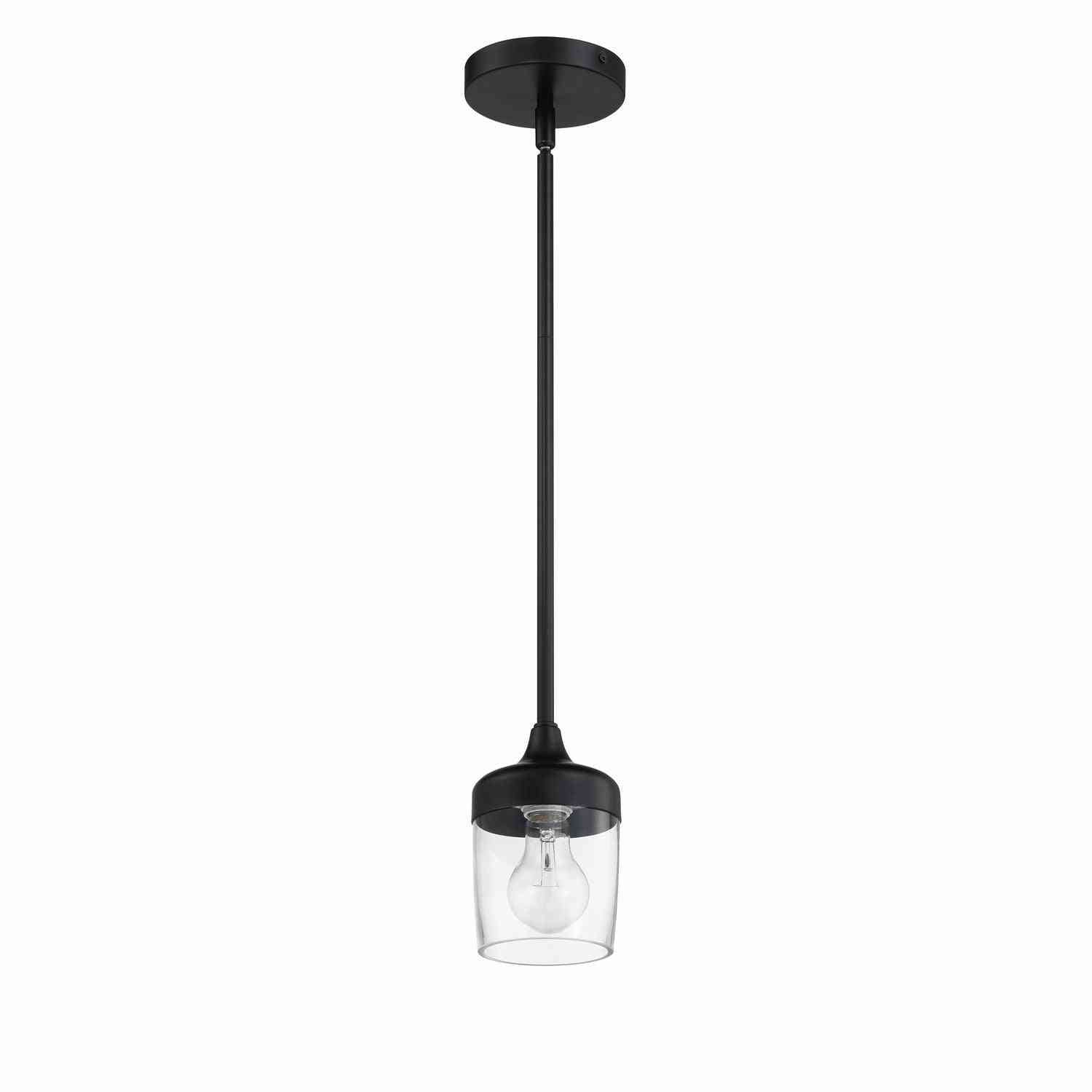 Craftmade - 58191-FB - One Light Mini Pendant - Wrenn - Flat Black