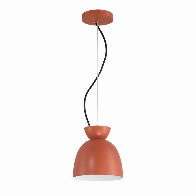 Craftmade - 59191-BCY - One Light Mini Pendant - Ventura Dome - Baked Clay