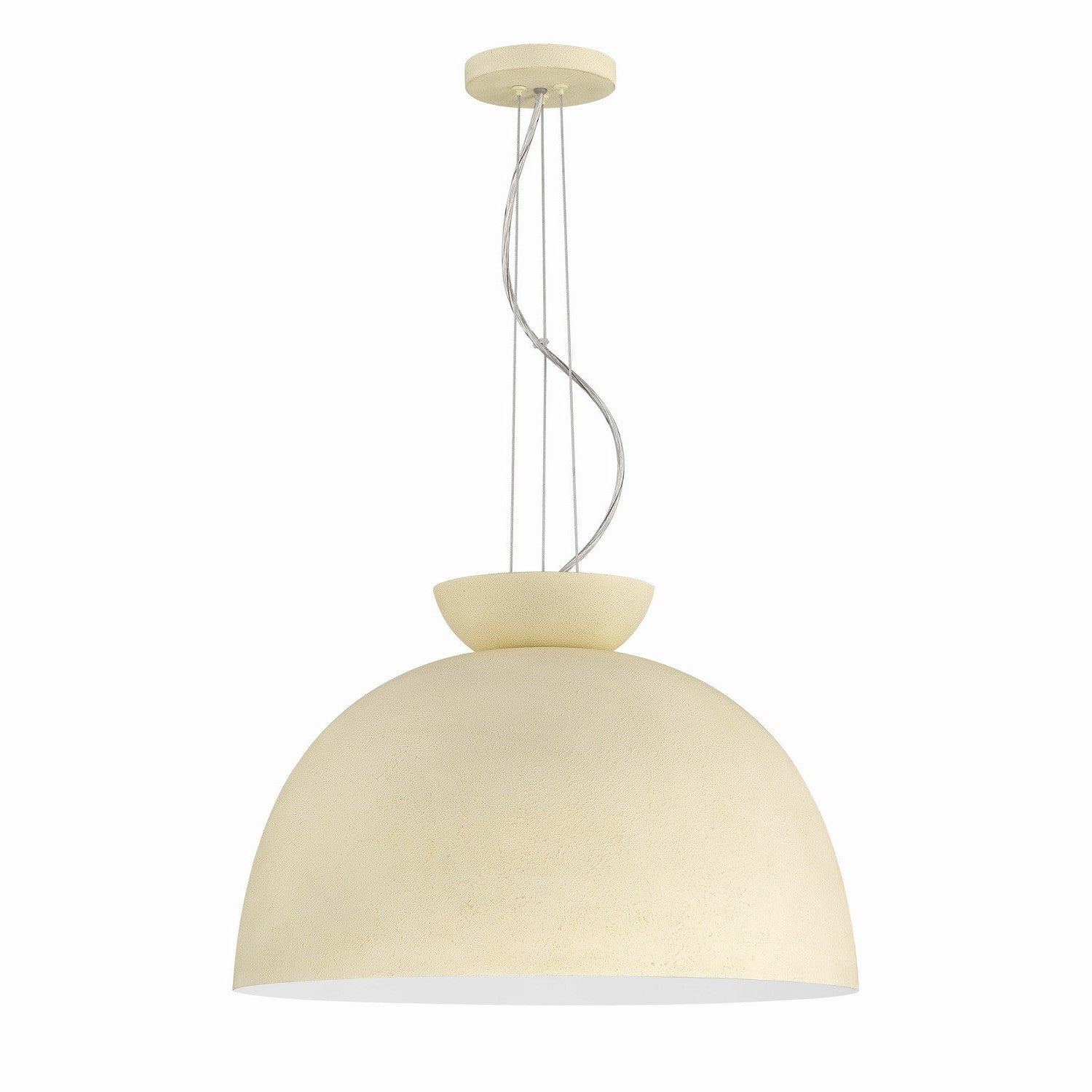 Craftmade - 59192-CW - One Light Pendant - Ventura Dome - Cottage White