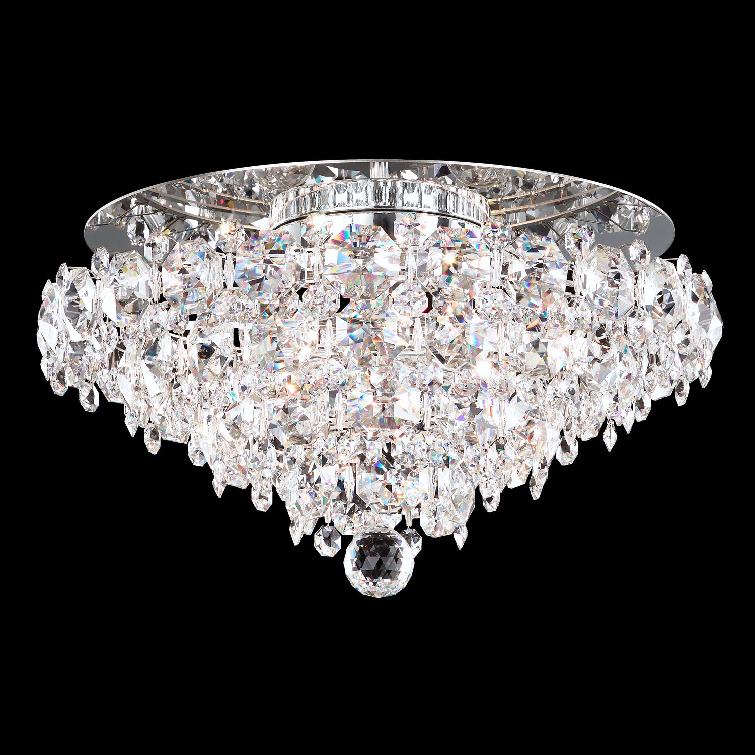 Schonbek - BN1416N-401O - Four Light Flush Mount - Baronet - Polished Stainless Steel
