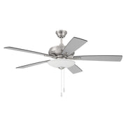 Craftmade - ECF111BNK5-BNGW - 52" Ceiling Fan - Eos 3 Light Bowl - Brushed Polished Nickel