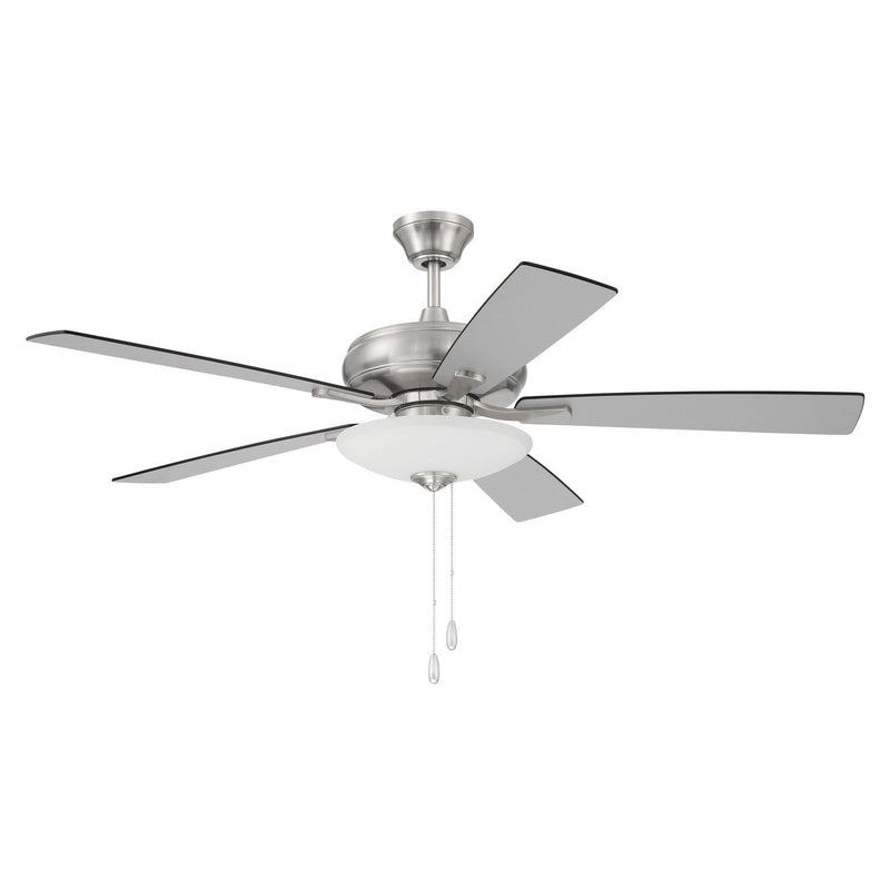 Craftmade - ECF111BNK5-BNGW - 52" Ceiling Fan - Eos 3 Light Bowl - Brushed Polished Nickel