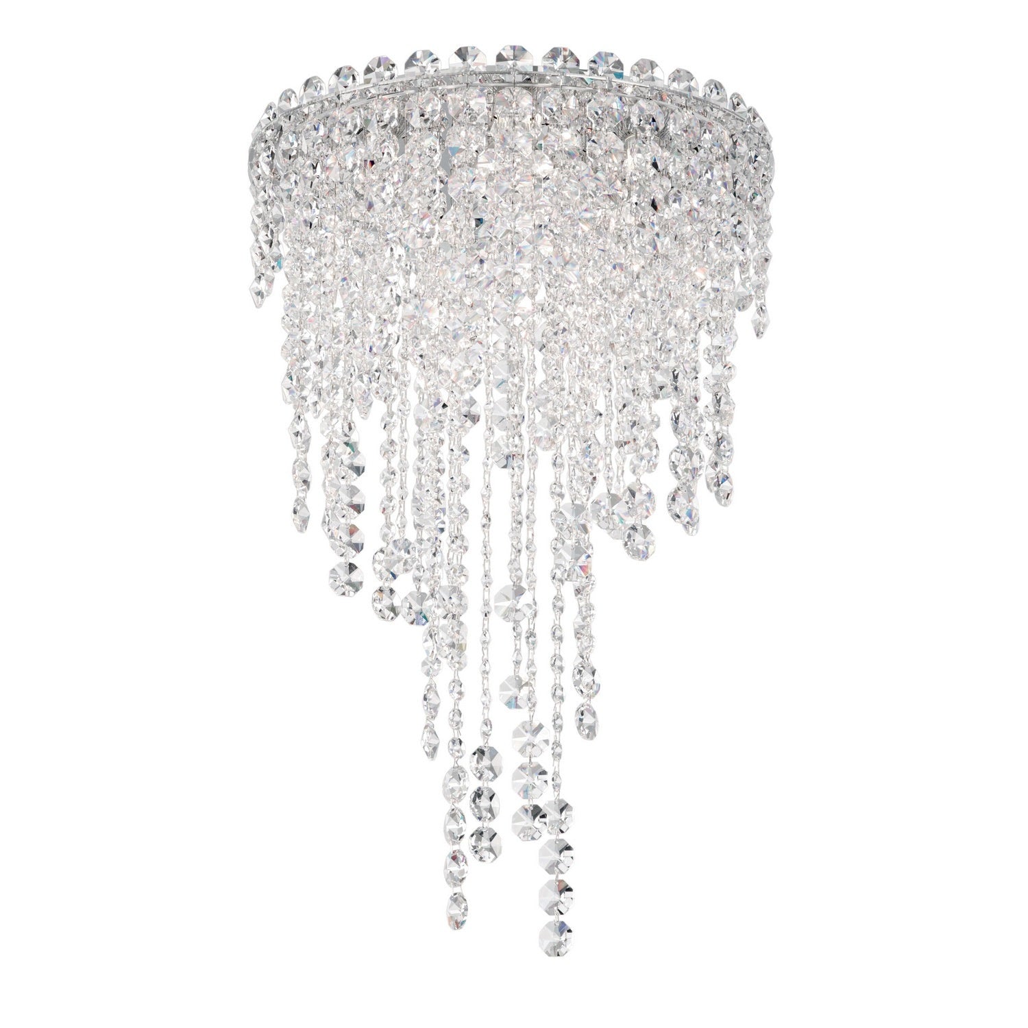 Schonbek - CH1201N-401R - Four Light Flush Mount - Chantant - Polished Stainless Steel