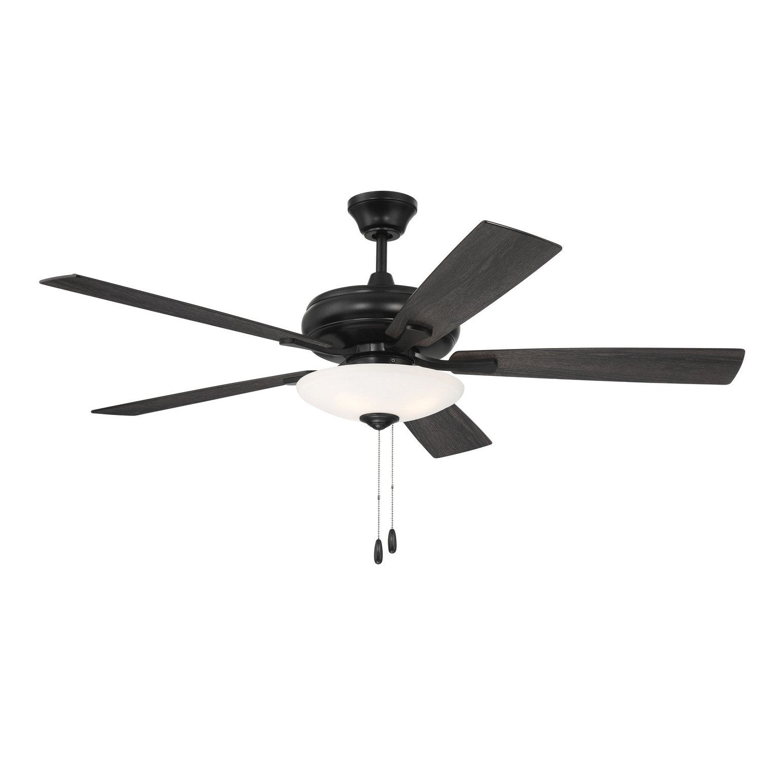 Craftmade - ECF111FB5-FBGW - 52" Ceiling Fan - Eos 3 Light Bowl - Flat Black