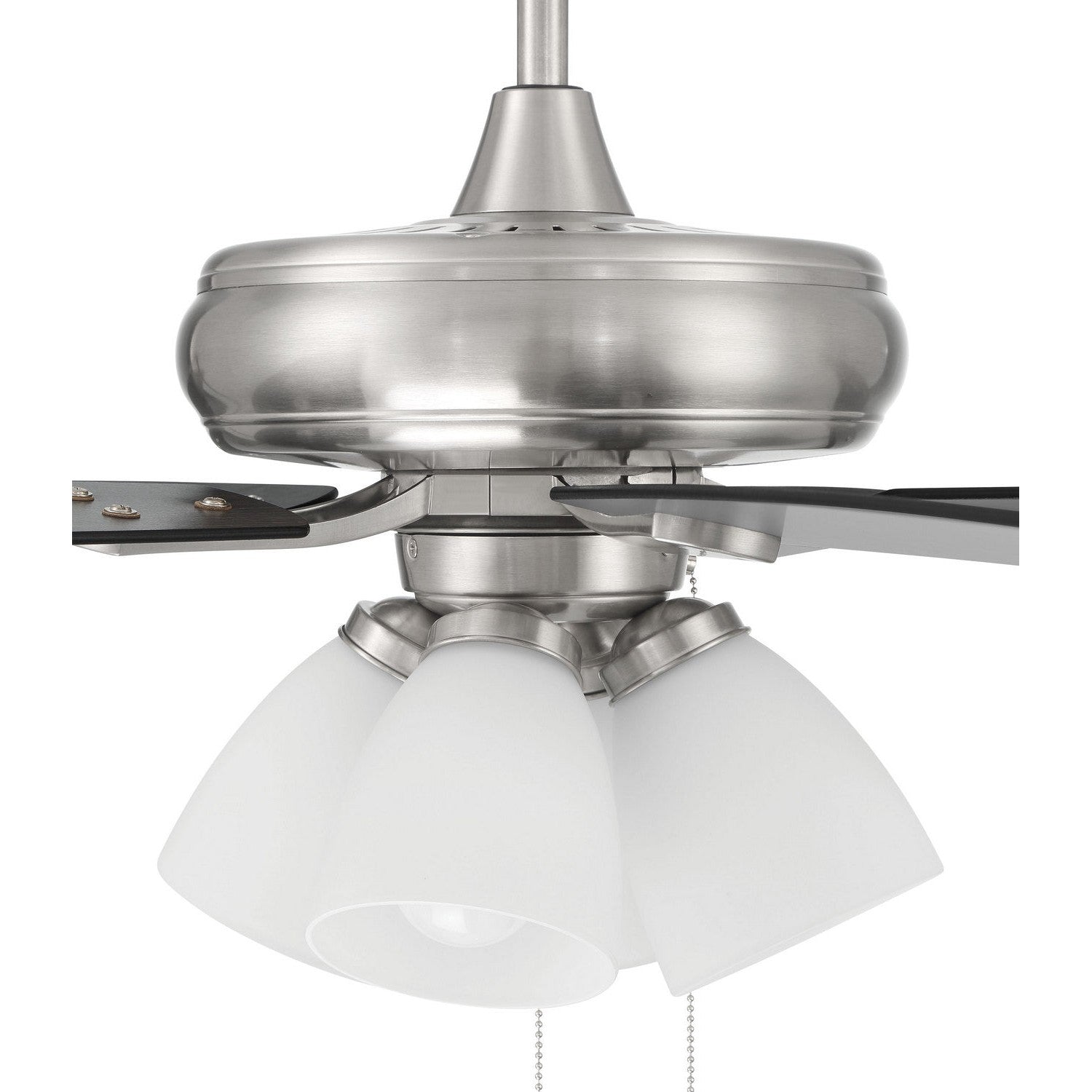 Craftmade - ECF114BNK5-BNGW - 52" Ceiling Fan - Eos Frost 4 Light - Brushed Polished Nickel
