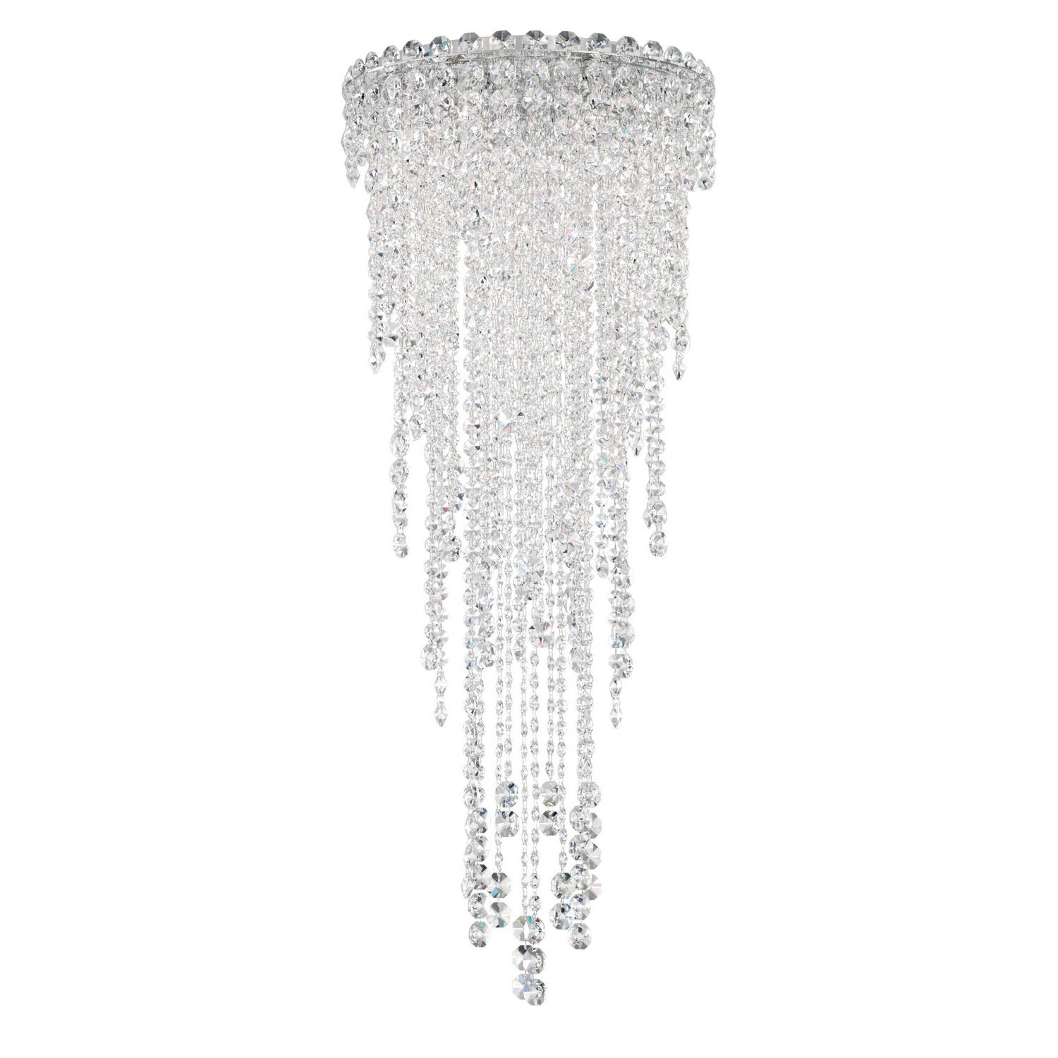 Schonbek - CH1202N-401R - Four Light Flush Mount - Chantant - Polished Stainless Steel