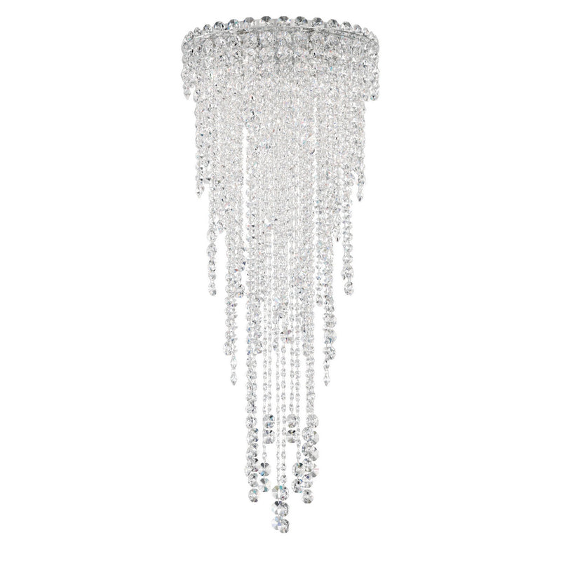 Schonbek - CH1202N-401R - Four Light Flush Mount - Chantant - Polished Stainless Steel