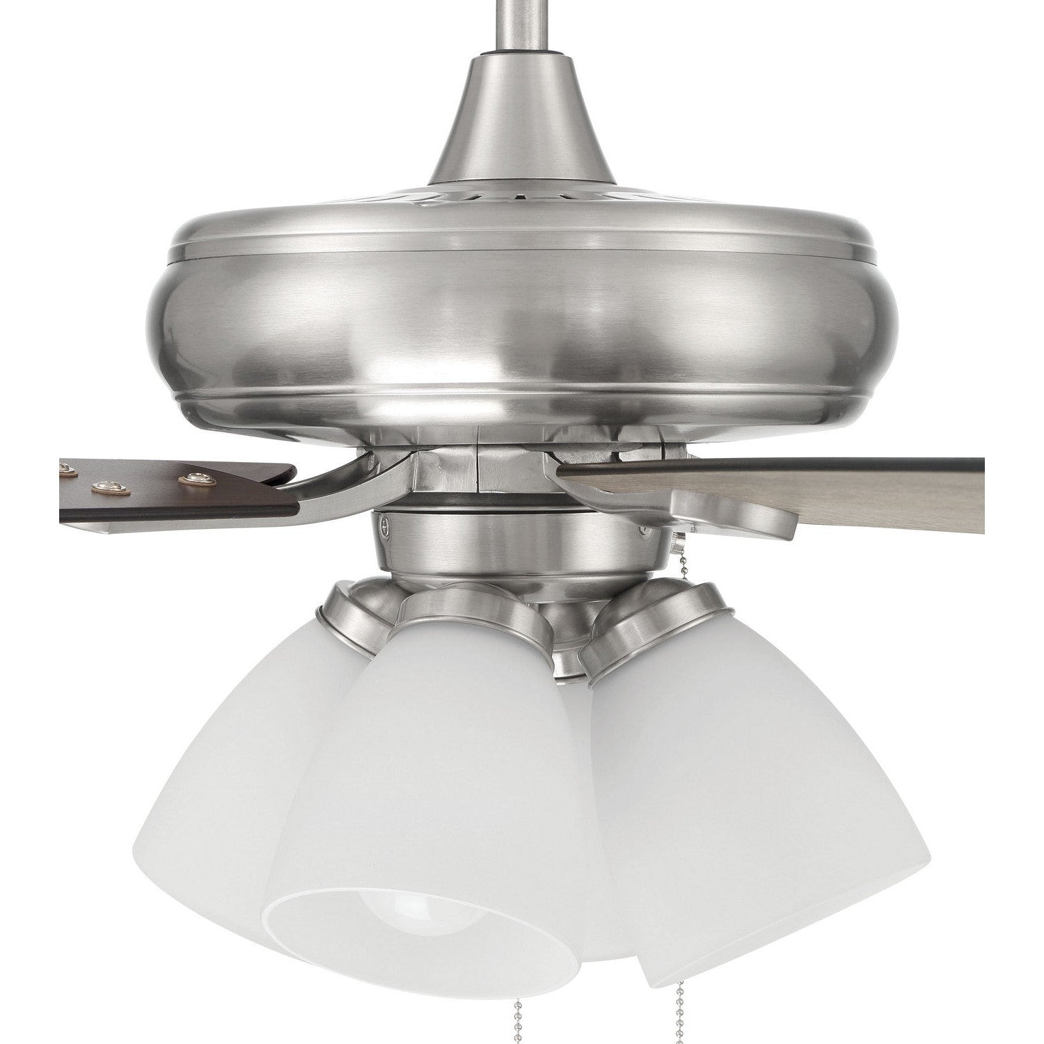 Craftmade - ECF114BNK5-DWWLN - 52" Ceiling Fan - Eos Frost 4 Light - Brushed Polished Nickel