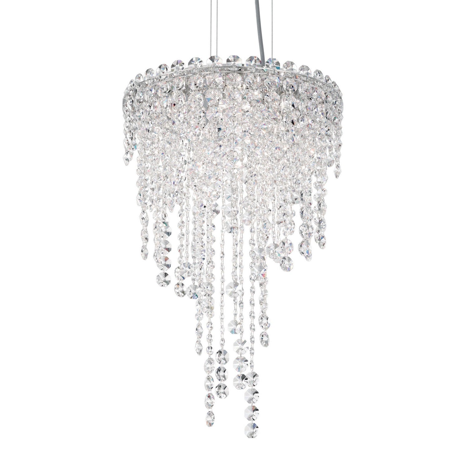Schonbek - CH1211N-401R - Four Light Pendant - Chantant - Polished Stainless Steel
