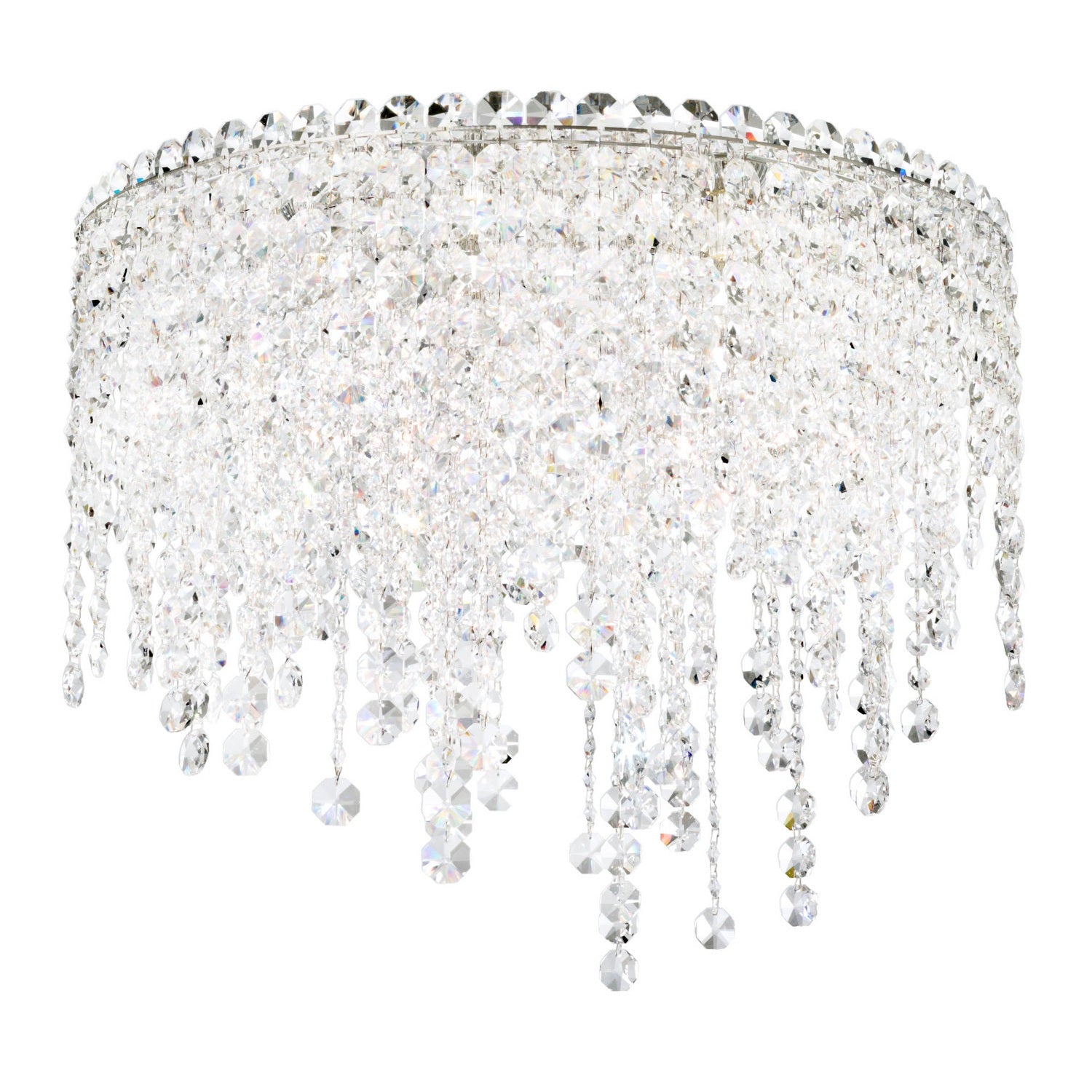Schonbek - CH1801N-401R - Five Light Flush Mount - Chantant - Polished Stainless Steel