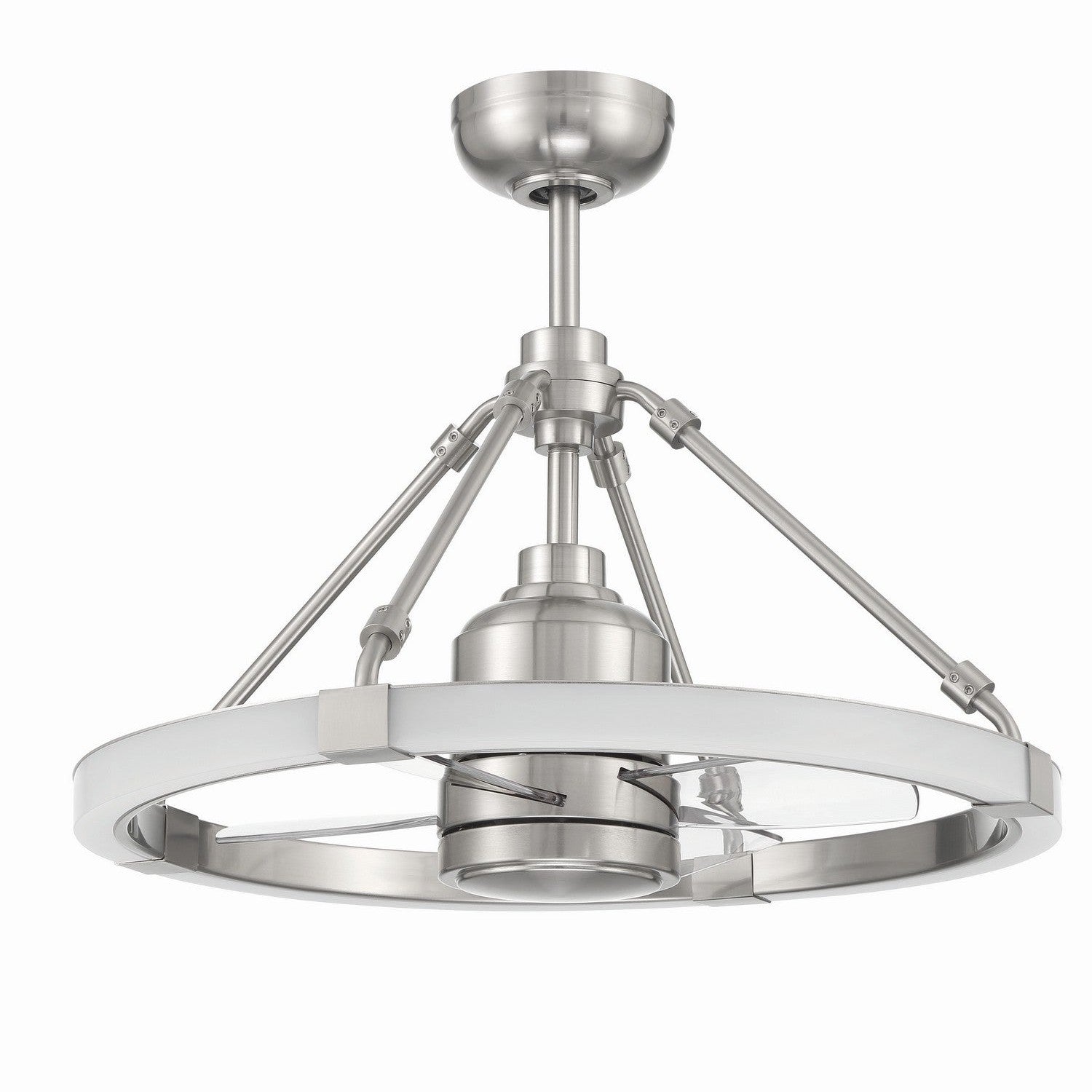 Craftmade - LVY24BNK4 - 19"Ceiling Fan - Levy - Brushed Polished Nickel