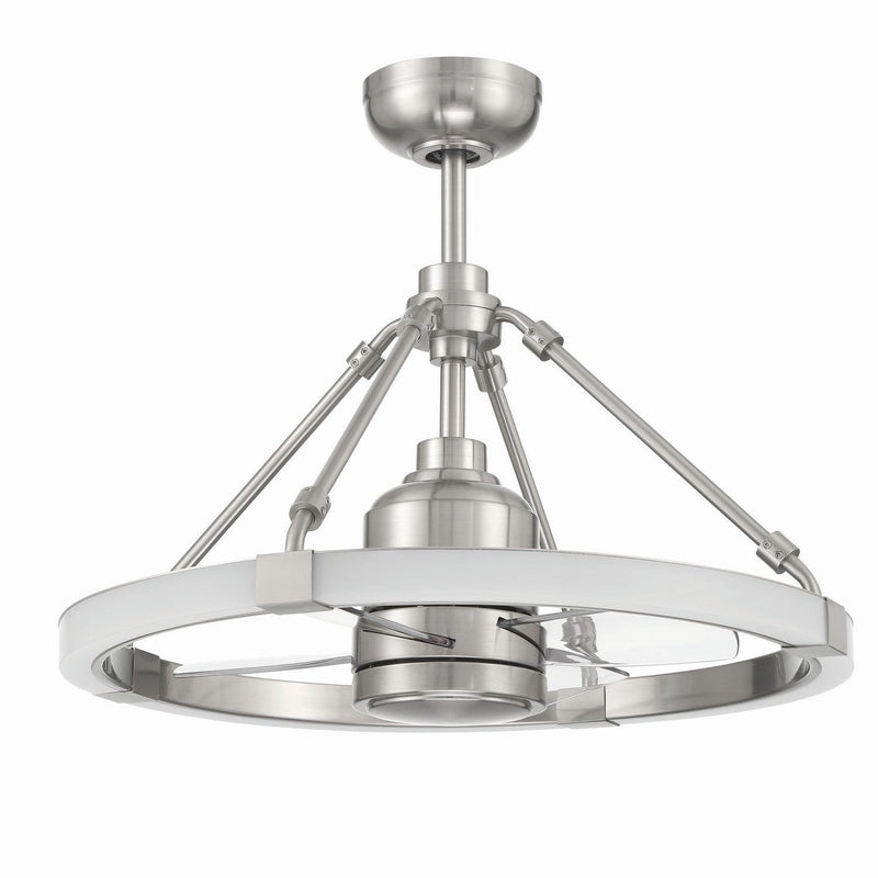Craftmade - LVY24BNK4 - 19"Ceiling Fan - Levy - Brushed Polished Nickel