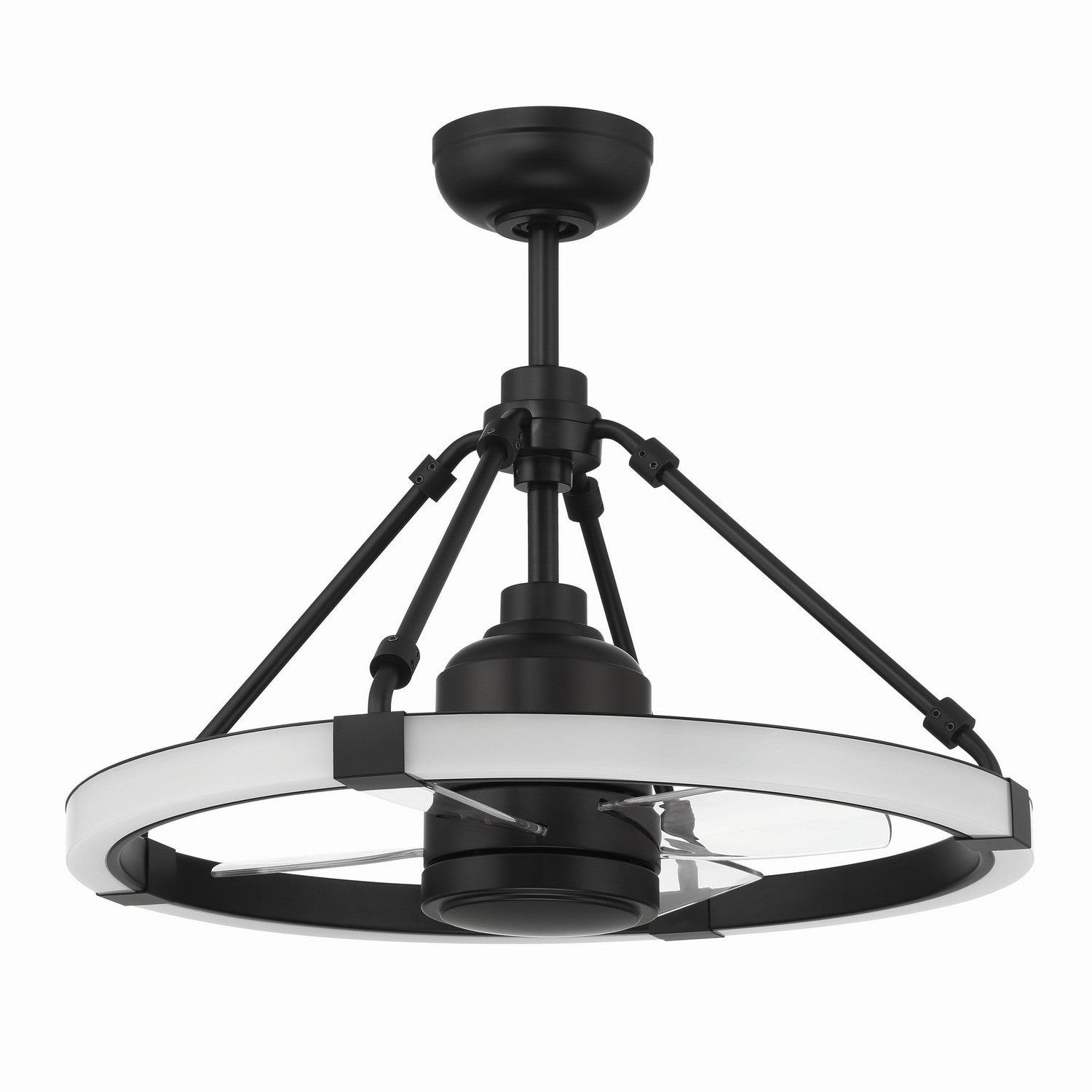 Craftmade - LVY24FB4 - 19"Ceiling Fan - Levy - Flat Black