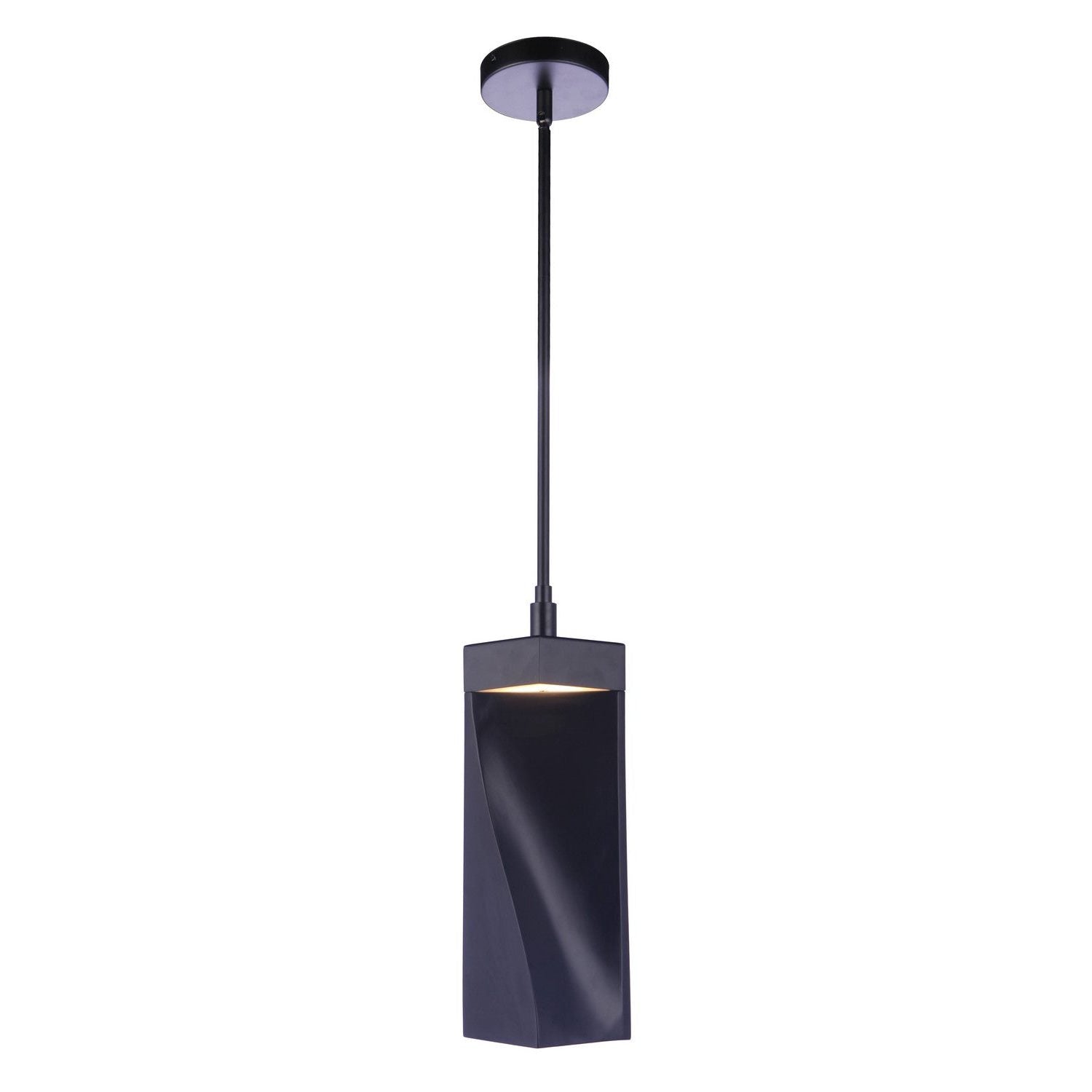 Craftmade - P990FB-LED - LED Mini Pendant - Drama - Flat Black