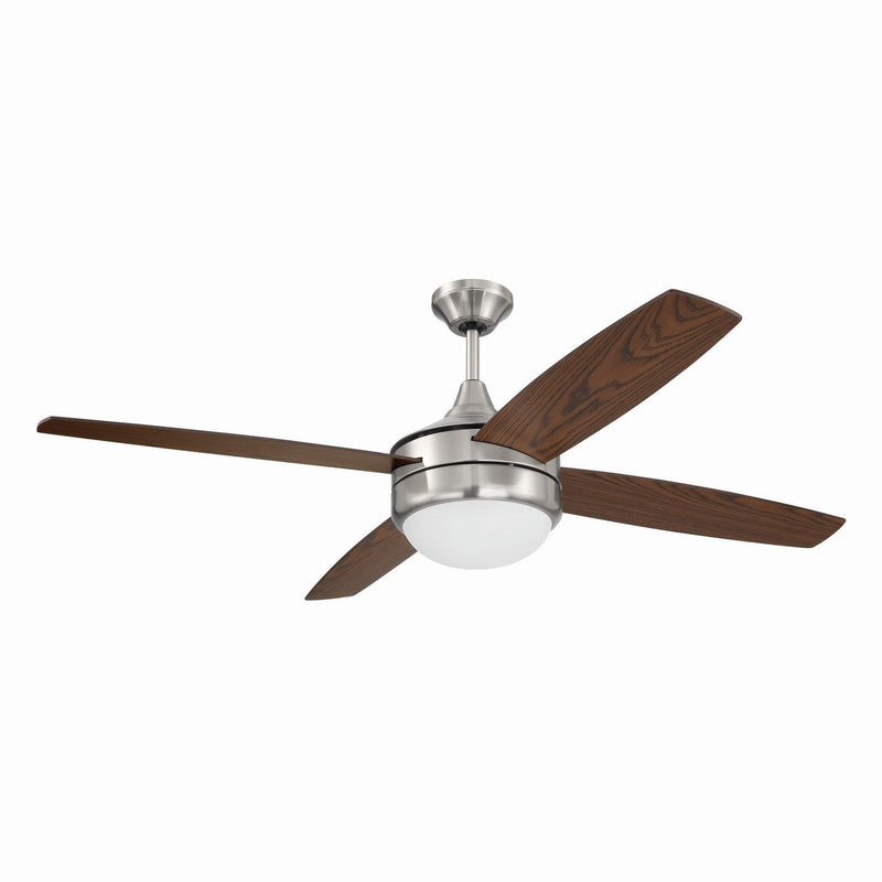 Craftmade - PHZ52BNK4 - 52"Ceiling Fan - Phaze II 4- Blade - Brushed Polished Nickel