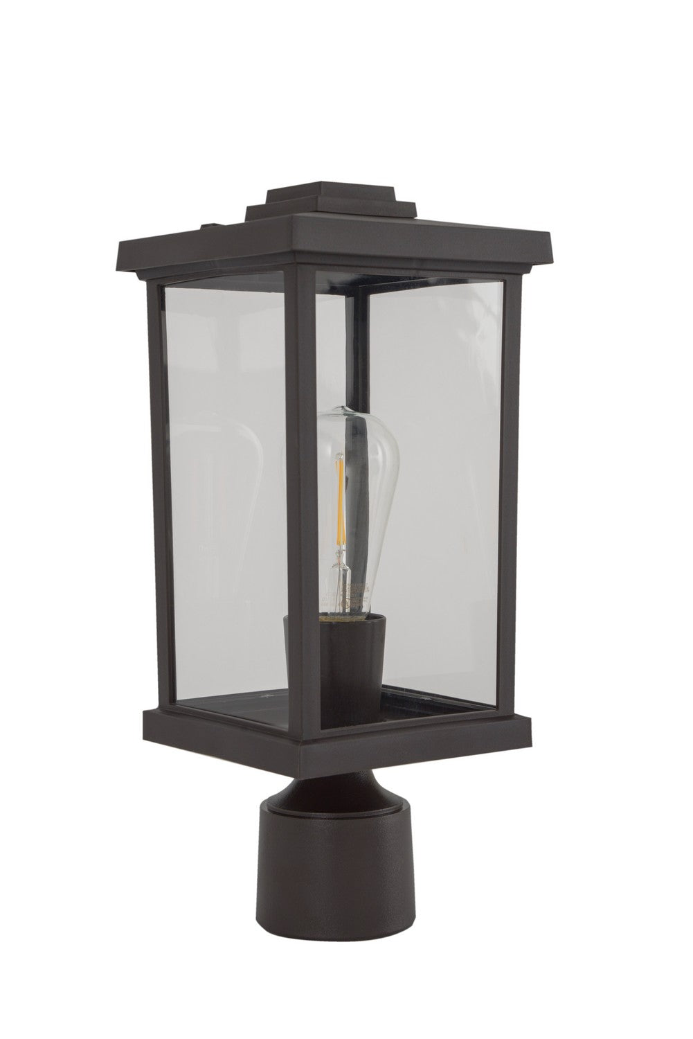 Craftmade - ZA2415-BZ-C - One Light Post Mount - Resilience Lanterns - Bronze