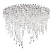 Schonbek - CH2401N-401O - Six Light Flush Mount - Chantant - Polished Stainless Steel