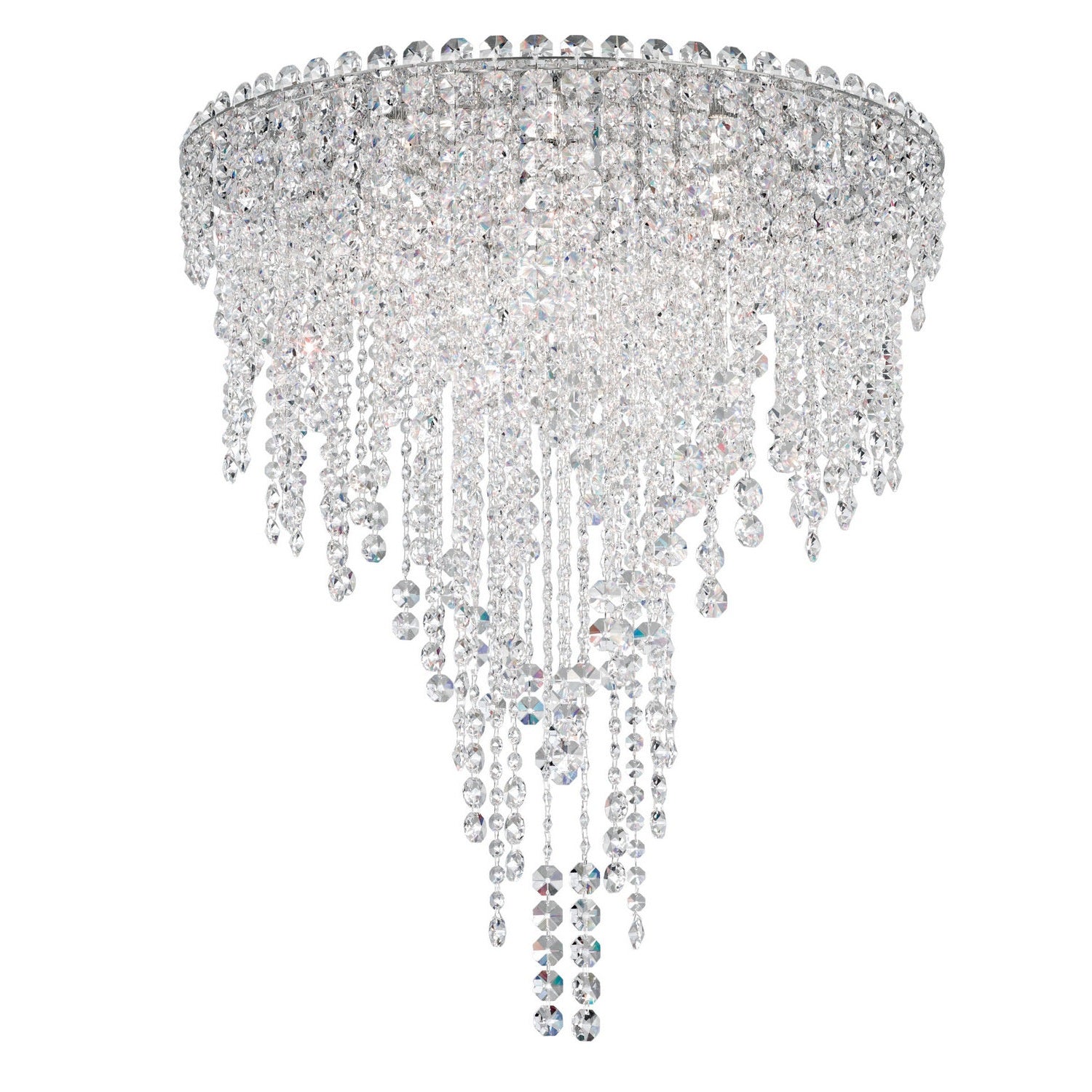 Schonbek - CH2402N-401R - Six Light Flush Mount - Chantant - Polished Stainless Steel