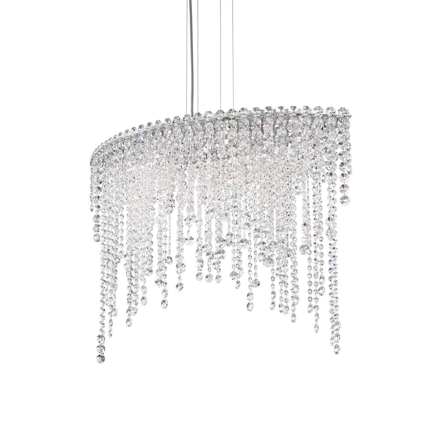 Schonbek - CH3612N-401O - Six Light Linear Pendant - Chantant - Polished Stainless Steel