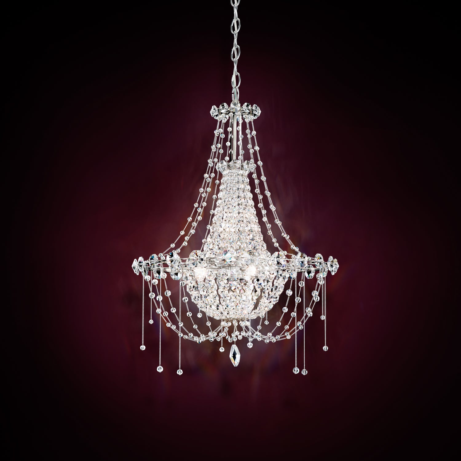 Schonbek - CM8319N-401R - Six Light Chandelier - Chrysalita - Polished Stainless Steel