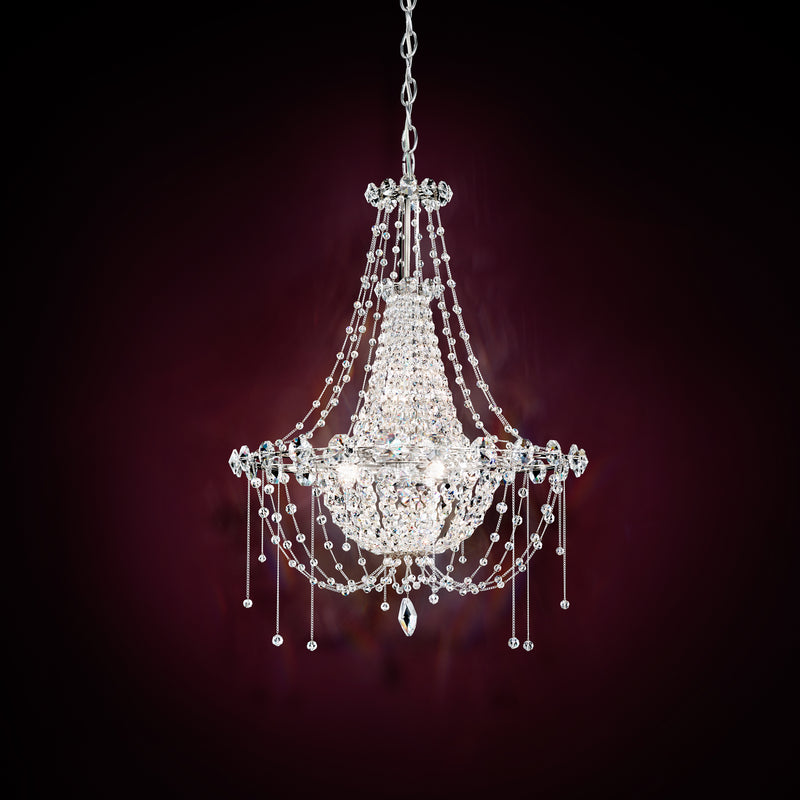 Schonbek - CM8319N-401R - Six Light Chandelier - Chrysalita - Polished Stainless Steel