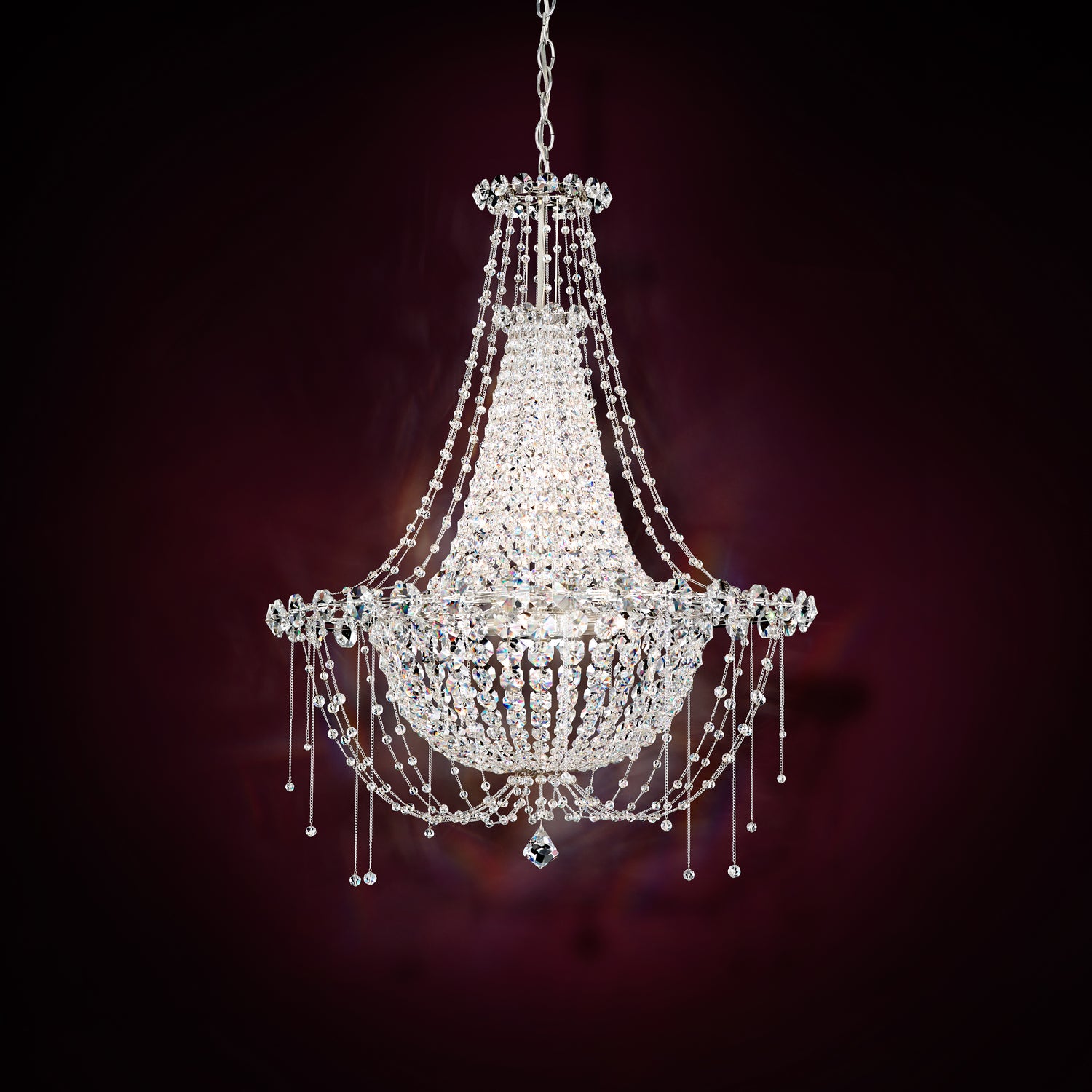 Schonbek - CM8326N-401R - Six Light Chandelier - Chrysalita - Polished Stainless Steel