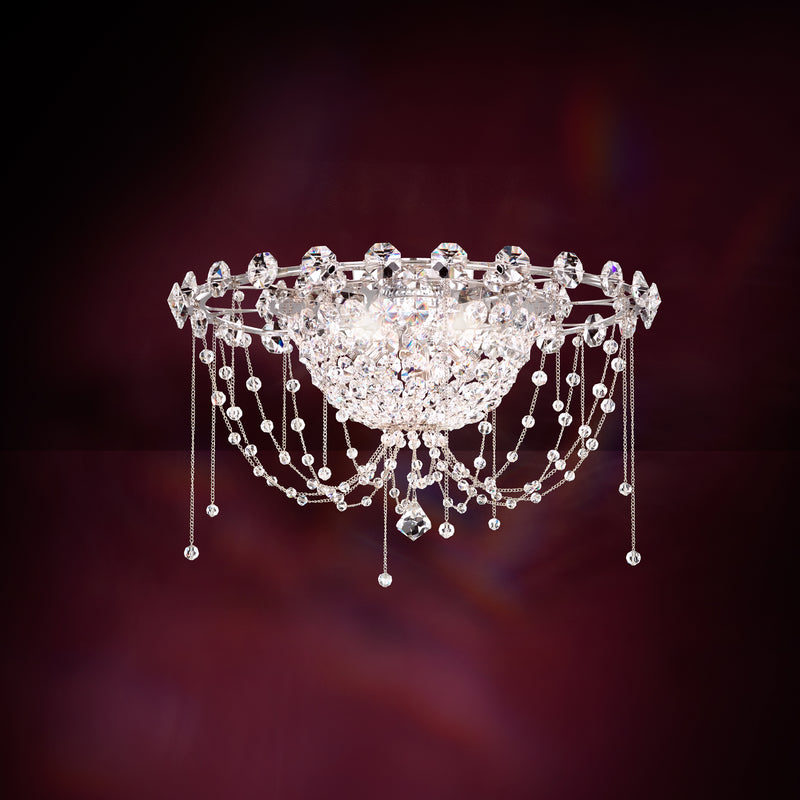 Schonbek - CM8419N-401R - Four Light Flush Mount - Chrysalita - Polished Stainless Steel