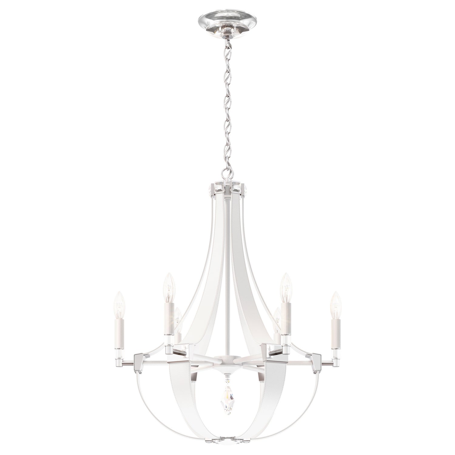 Schonbek - CY1006N-LB1R - Six Light Chandelier - Crystal Empire - Grizzly Black