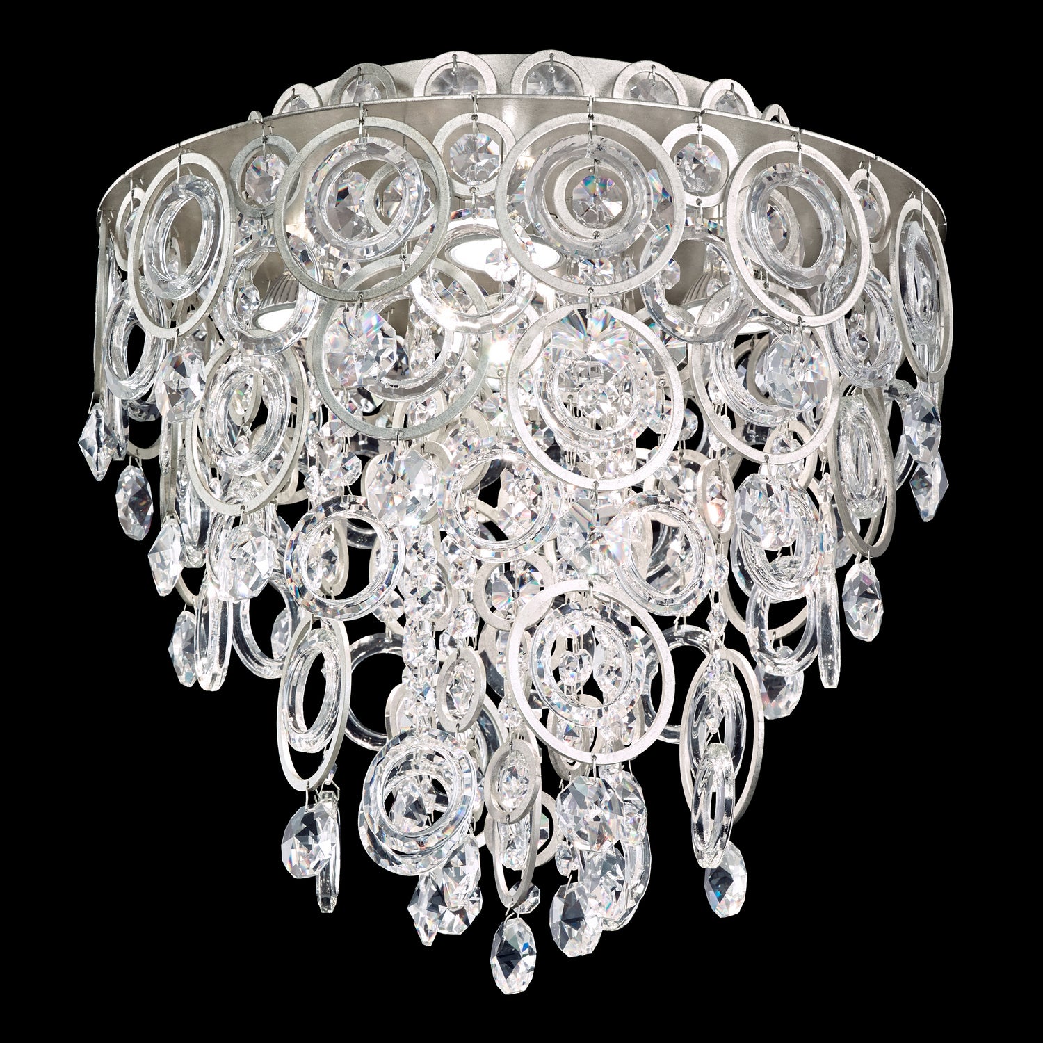 Schonbek - DR1401N-401O - Four Light Flush Mount - Circulus - Polished Stainless Steel