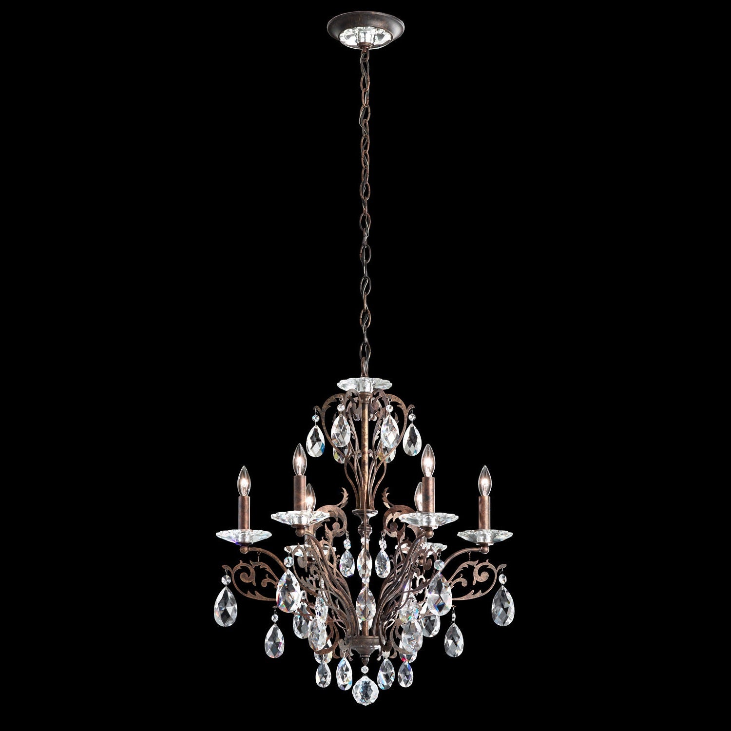 Schonbek - FE7006N-22H - Six Light Chandelier - Filigrae - Heirloom Gold