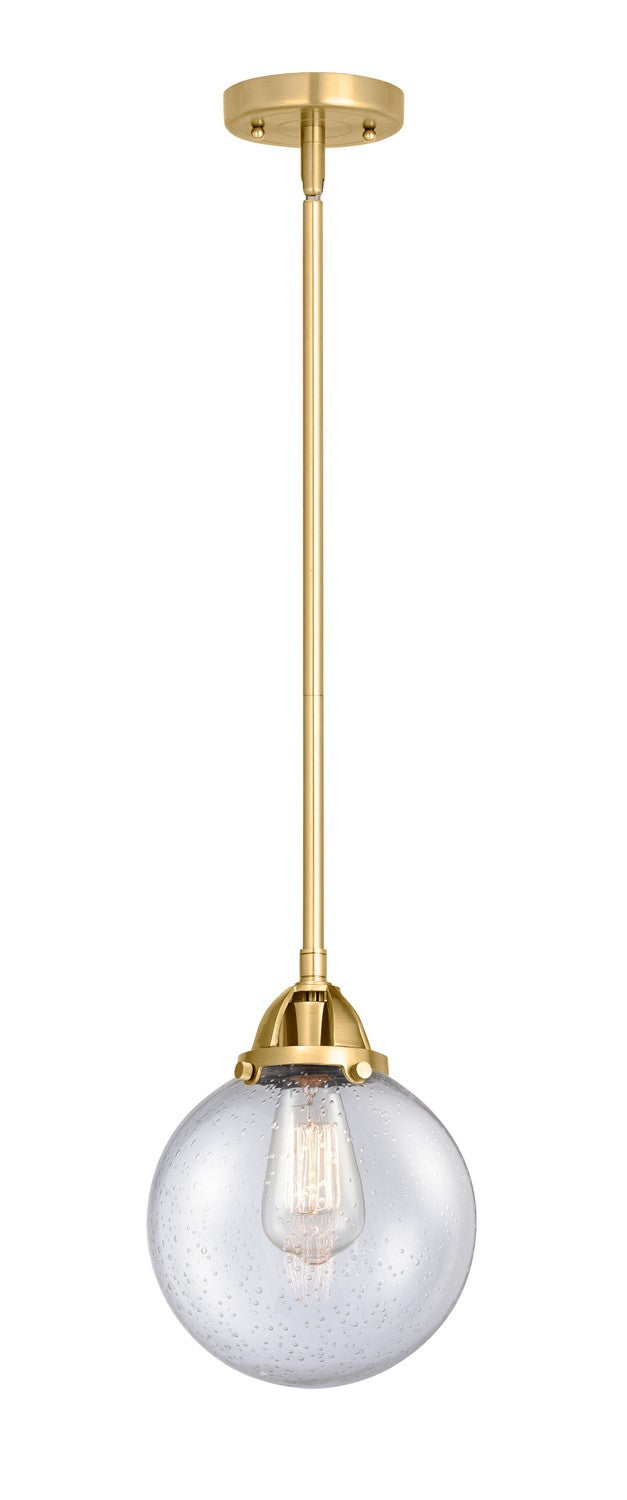 Innovations - 288-1S-SG-G204-8 - One Light Mini Pendant - Nouveau 2 - Satin Gold