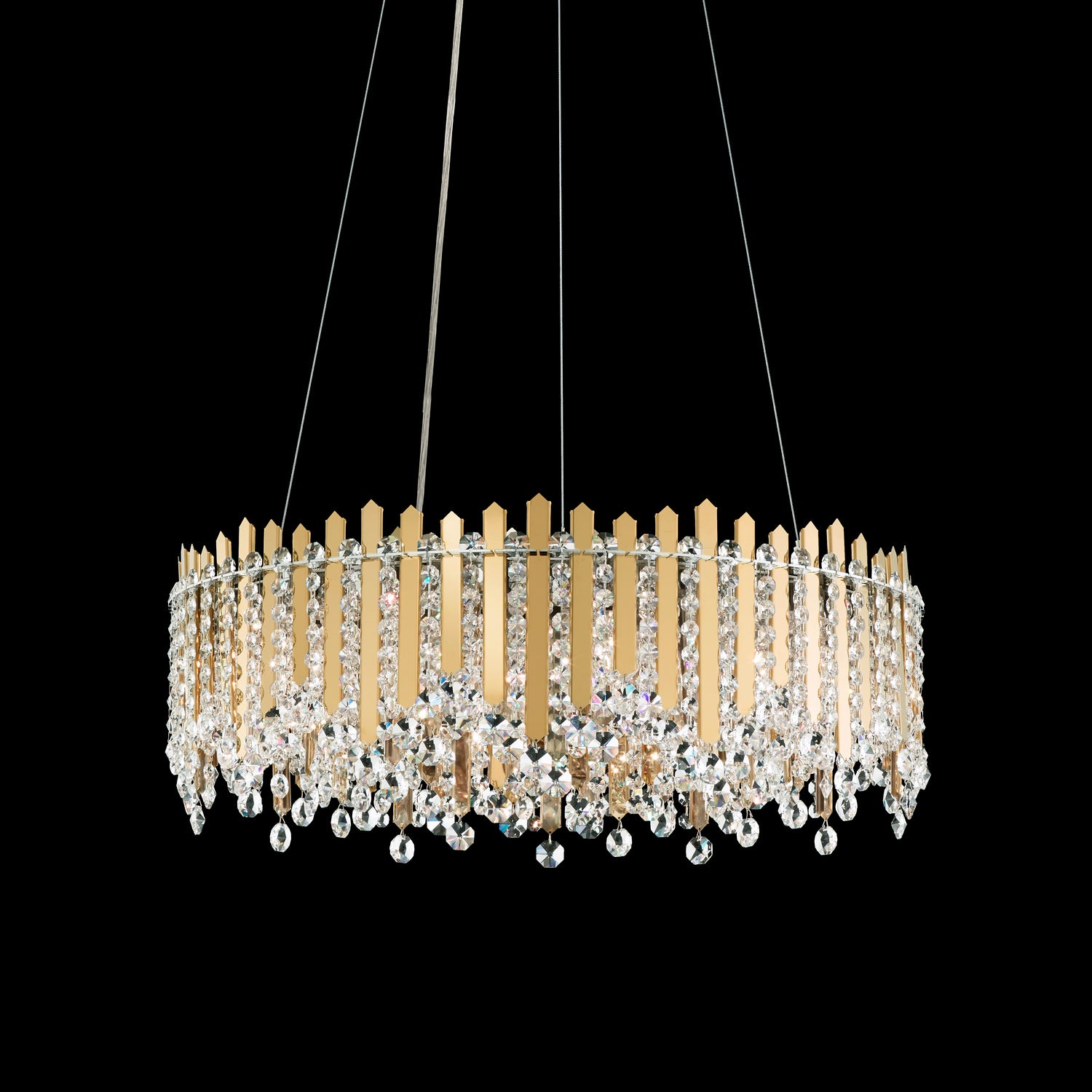 Schonbek - MX8343N-301O - 12 Light Pendant - Chatter - Gold Mirror
