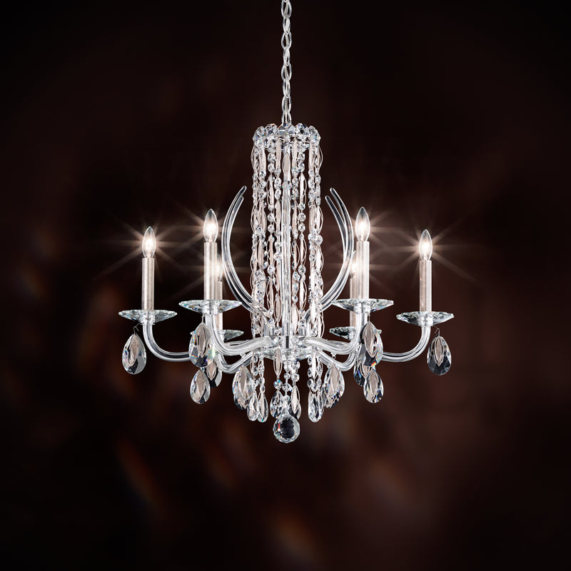 Schonbek - RS8306N-401R - Six Light Chandelier - Siena - Polished Stainless Steel