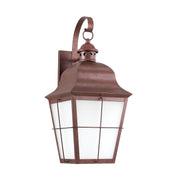 Generation Lighting - 8463D-44 - One Light Outdoor Wall Lantern - Chatham - Weathered Copper
