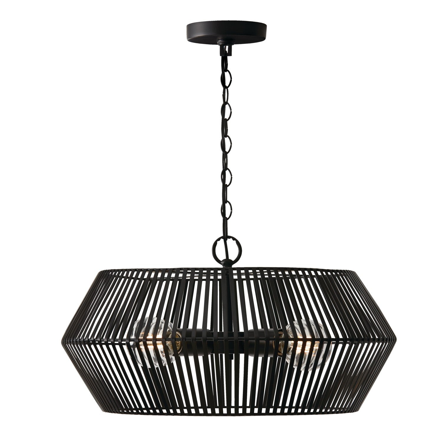 Capital Lighting - 330341MB - Four Light Pendant - Kaiya - Matte Black