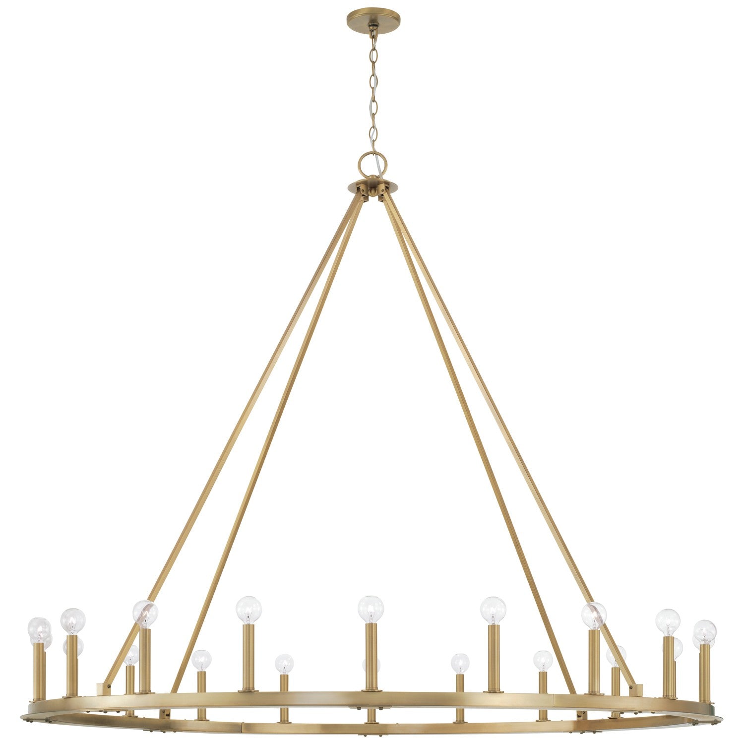 Capital Lighting - 4913AD - 20 Light Chandelier - Pearson - Aged Brass